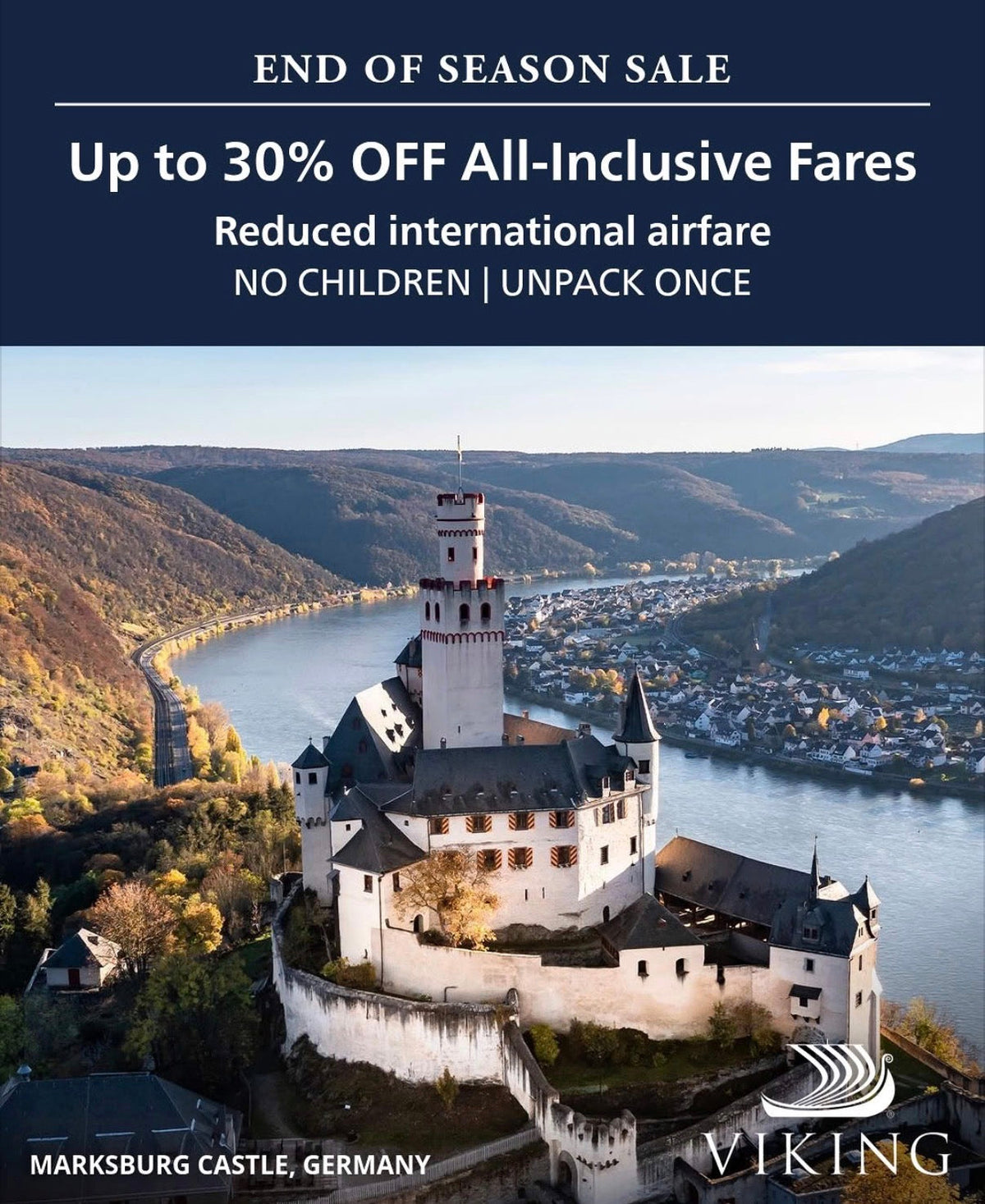 30% off Viking All-Inclusive Fares